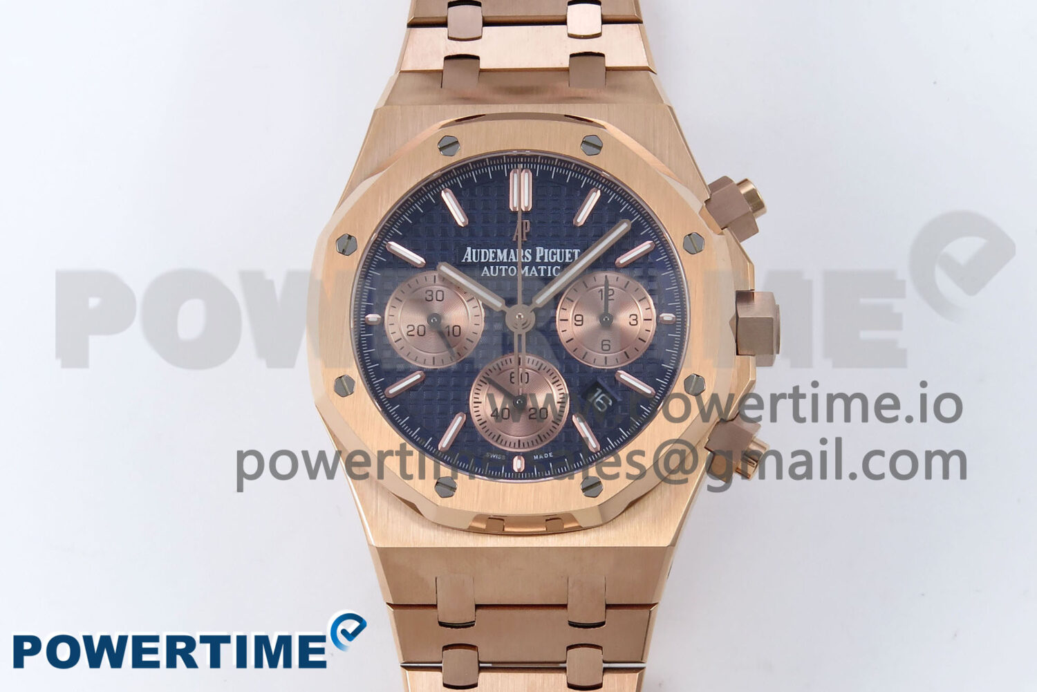 Royal Oak Chrono 26240OR RG BF Best Edition Blue/RG Dial on RG Bracelet SH7750 - Image 1
