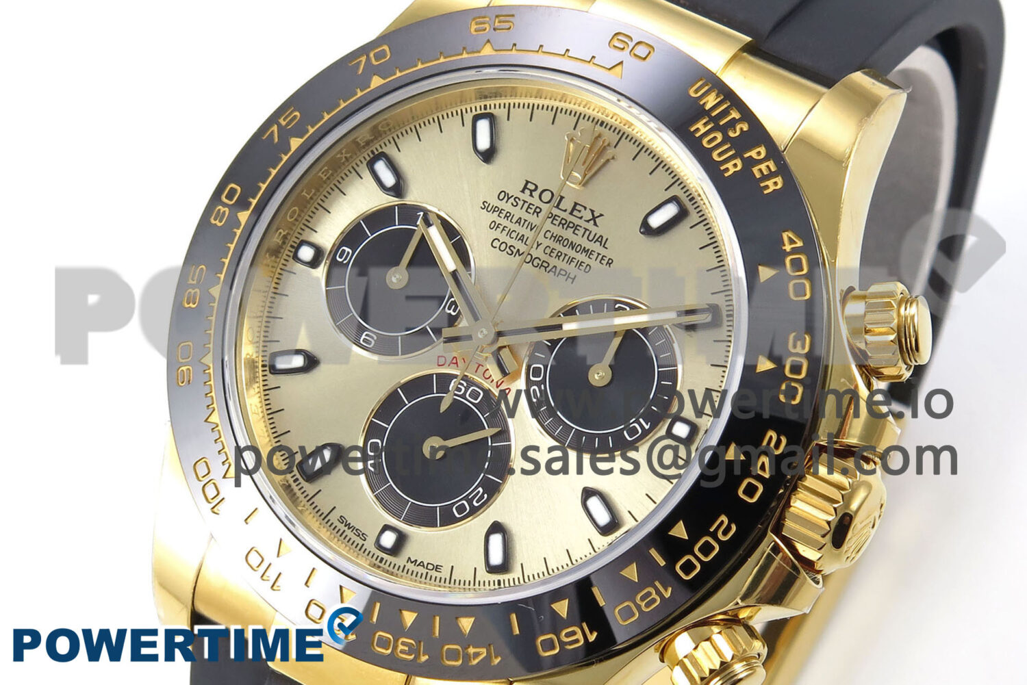 Daytona 116518 VSF 1:1 Best Edition 904L Steel YG Dial on Oysterflex Strap DD4130 - Image 3