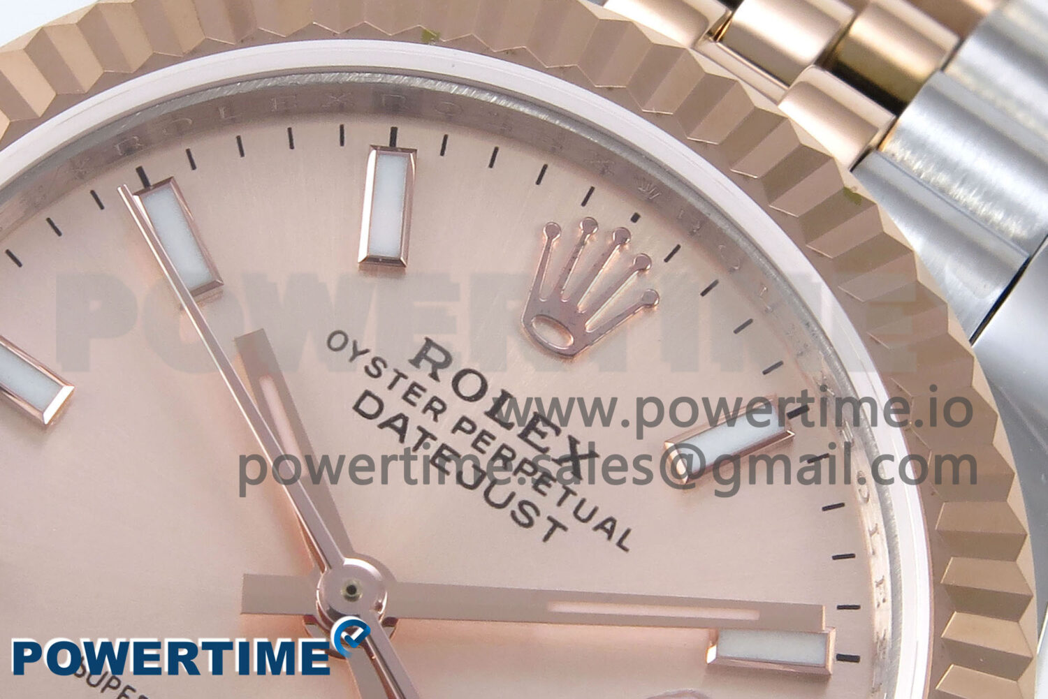 DateJust 31 278271 ARF 1:1 Best Edition 904L Steel RG Stick Dial on SS/RG Jubilee Bracelet HZ2236 - Image 4