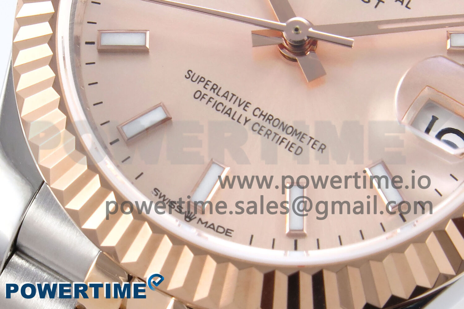 DateJust 31 278271 ARF 1:1 Best Edition 904L Steel RG Stick Dial on SS/RG Jubilee Bracelet HZ2236 - Image 5