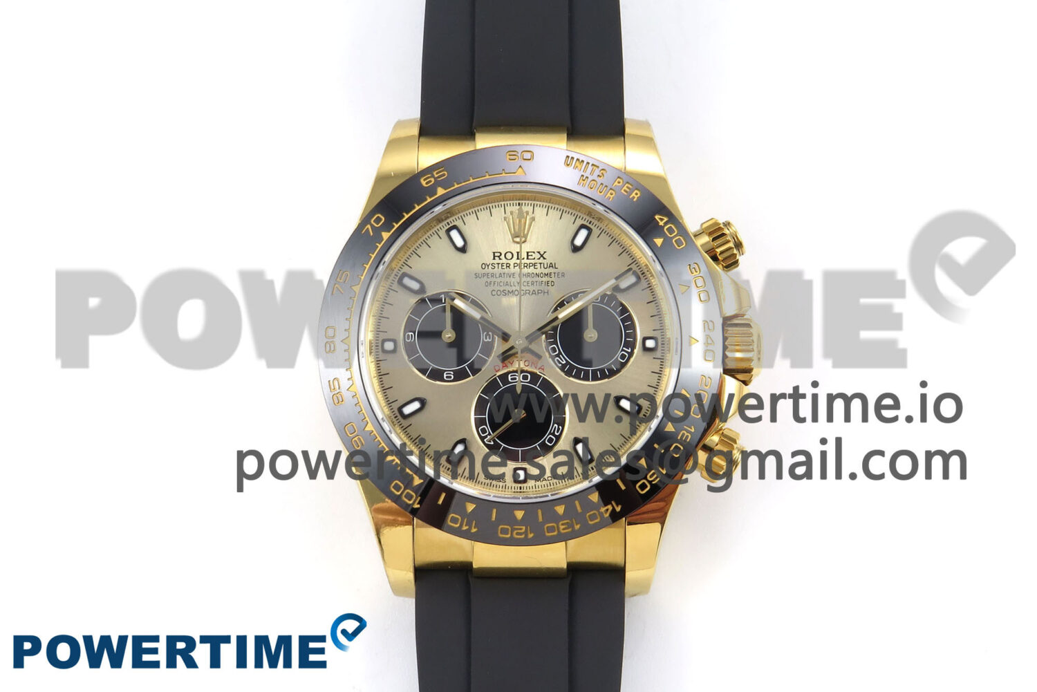 Daytona 116518 VSF 1:1 Best Edition 904L Steel YG Dial on Oysterflex Strap DD4130 - Image 1