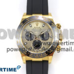 Daytona 116518 VSF 1:1 Best Edition 904L Steel YG Dial on Oysterflex Strap DD4130