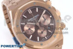 Royal Oak Chrono 26331 RG BF Best Edition Brown/RG Dial on RG Bracelet SH7750 - Image 2