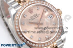 DateJust 31 278381RBR ARF 1:1 Best Edition 904L Steel RG Diamonds Dial on SS/RG Jubilee Bracelet HZ2236 - Image 2