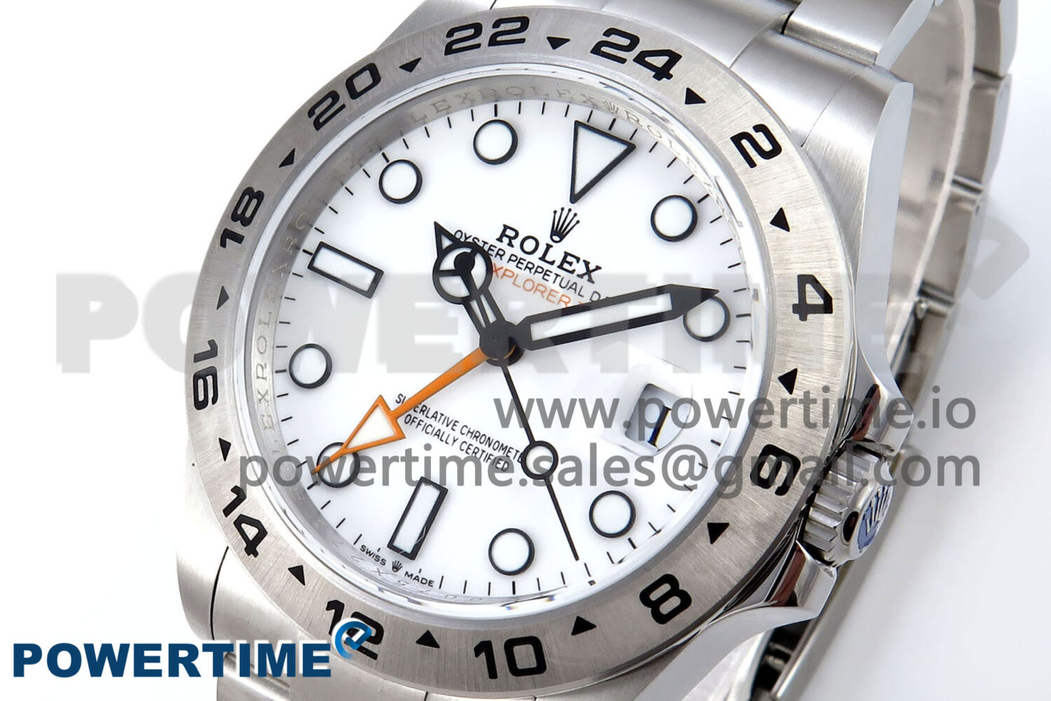 Explorer II 42mm 226570 904L SS QF 1:1 Best Edition White Dial on Bracelet SH3285-2 CHS - Image 3