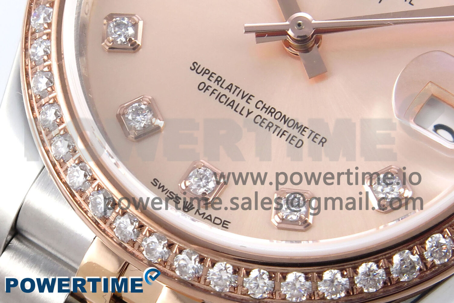DateJust 31 278381RBR ARF 1:1 Best Edition 904L Steel RG Diamonds Dial on SS/RG Jubilee Bracelet HZ2236 - Image 5