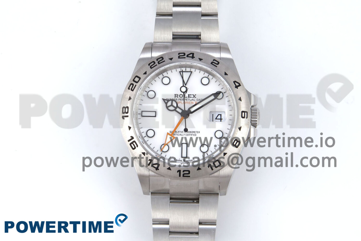 Explorer II 42mm 226570 904L SS QF 1:1 Best Edition White Dial on Bracelet SH3285-2 CHS - Image 1