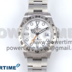 Explorer II 42mm 226570 904L SS QF 1:1 Best Edition White Dial on Bracelet SH3285-2 CHS