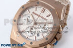 Royal Oak Chrono 26240OR RG BF Best Edition White Dial on RG Bracelet SH7750 - Image 3