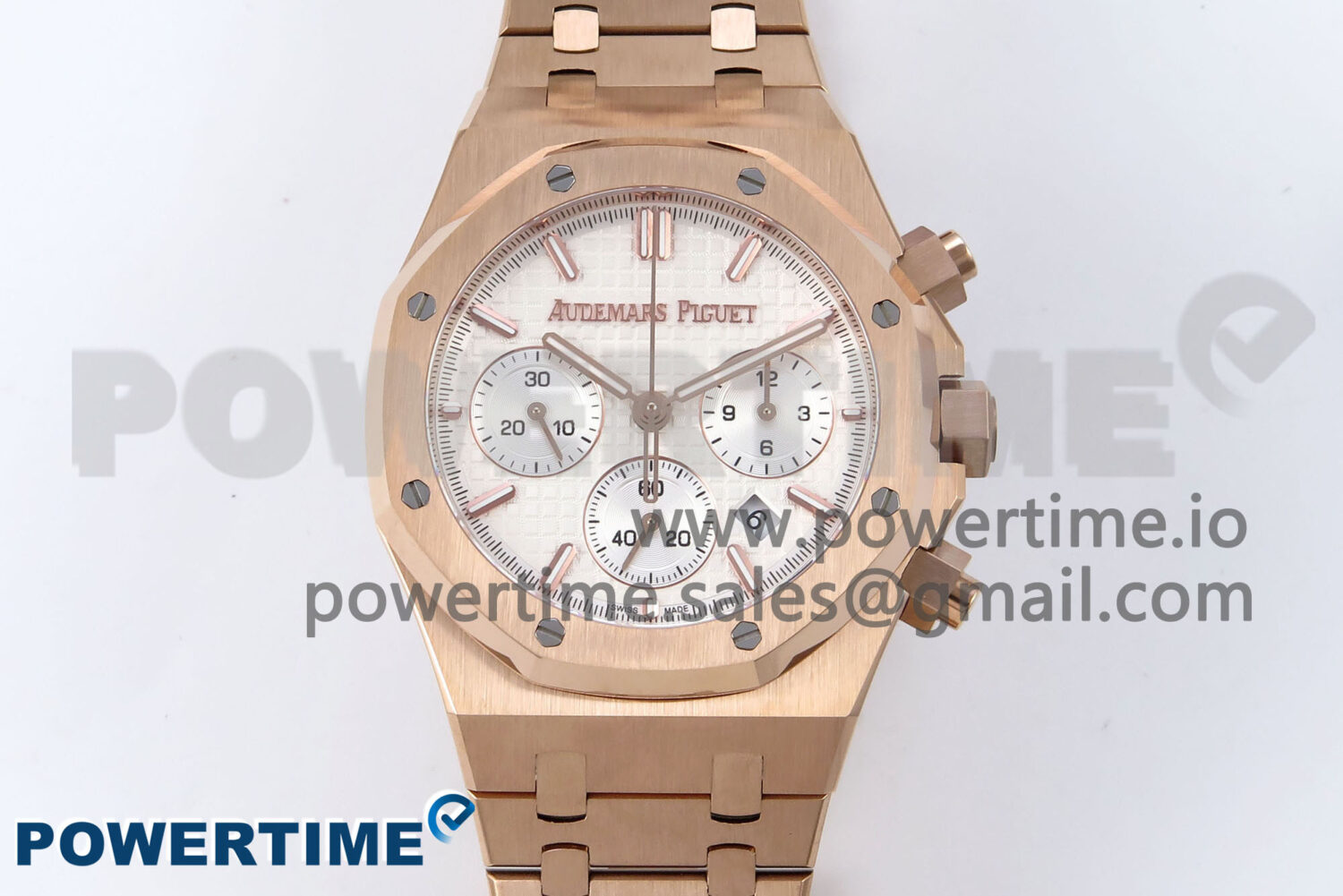 Royal Oak Chrono 26240OR RG BF Best Edition White Dial on RG Bracelet SH7750 - Image 1