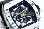 RM61-01 Yohan Blake White NTPT APSF 1:1 Best Edition on Black Rubber Strap RMUL2 Super Clone - Image 2