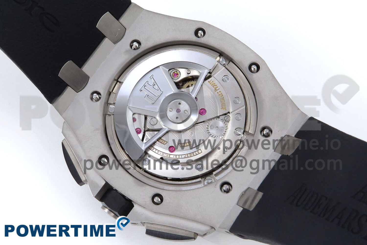 Royal Oak Offshore 44mm SS TKF 1:1 Best Edition White Dial on Black Rubber Strap A3126 - Image 11