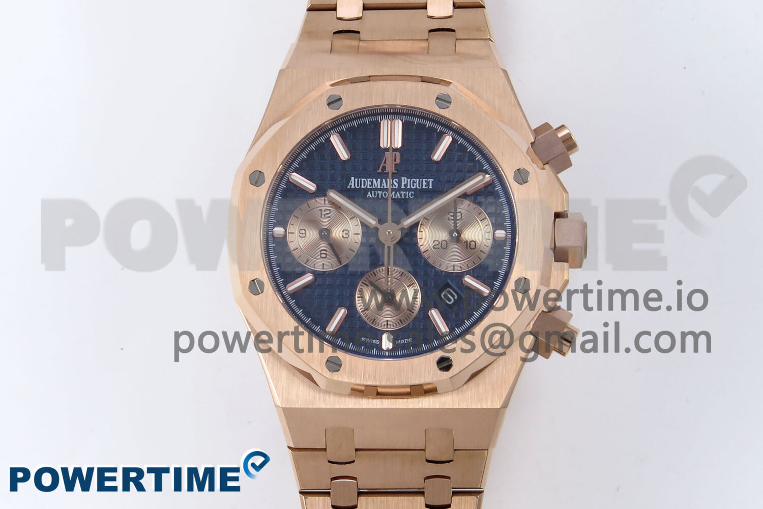 Royal Oak Chrono 26331 RG BF Best Edition Blue/RG Dial on RG Bracelet A7750 - Image 1