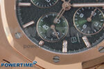 Royal Oak Chrono 26240OR RG BF Best Edition Green Dial on RG Bracelet A7750 - Image 5