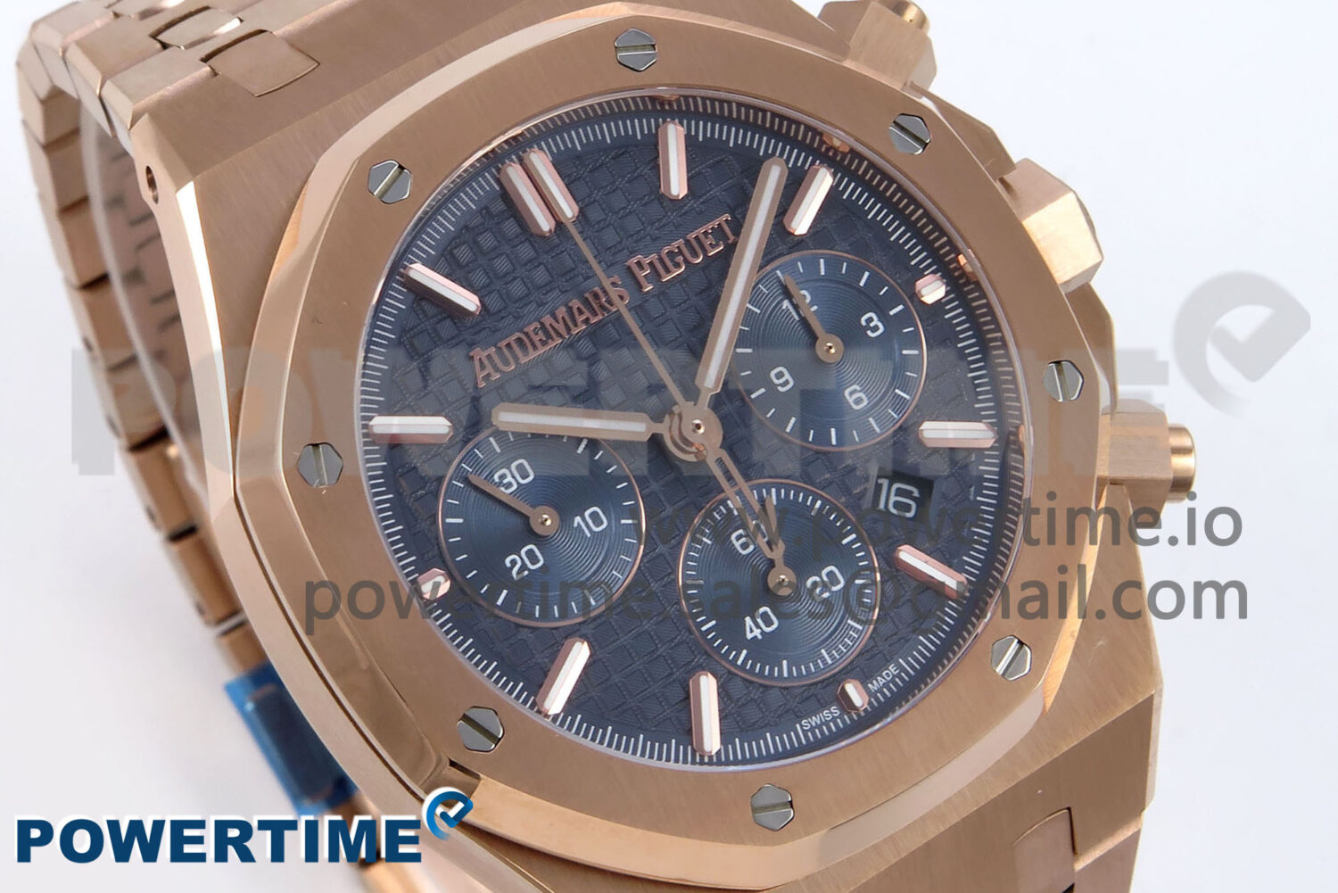 Royal Oak Chrono 26240OR RG BF Best Edition Blue Dial on RG Bracelet A7750 - Image 2
