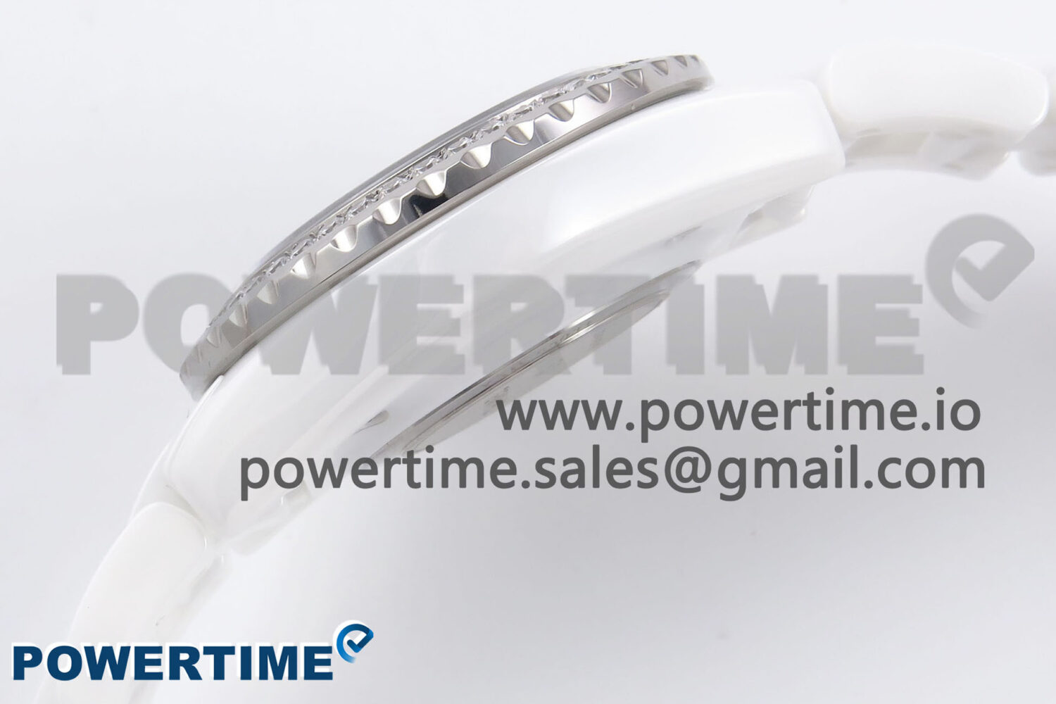 J13 33mm XF 1:1 Best Edition White Korea Ceramic White Diamonds Dial Diamonds Bezel on Bracelet Swiss Quartz - Image 6