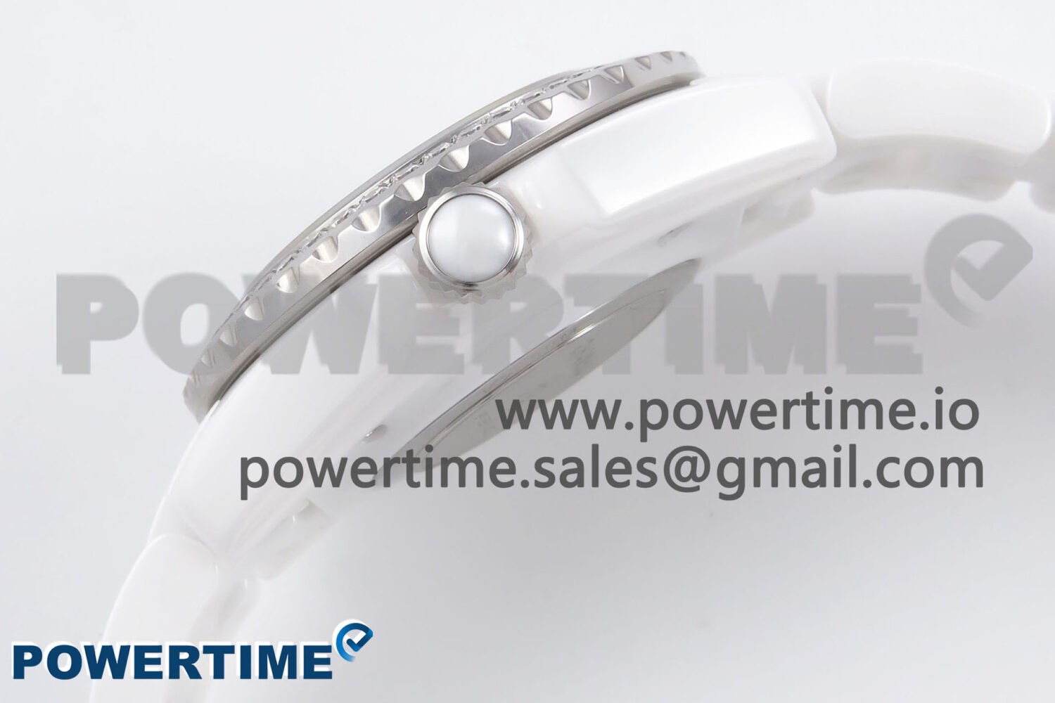 J13 33mm XF 1:1 Best Edition White Korea Ceramic White Diamonds Dial Diamonds Bezel on Bracelet Swiss Quartz - Image 7