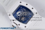 RM055 White Ceramic ZF 1:1 Best Edition on White Rubber Strap RMUL2 Super Clone - Image 8