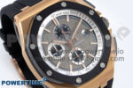 Royal Oak Offshore 44mm RG TKF 1:1 Best Edition Gray Dial on Black Rubber Strap A3126 - Image 2