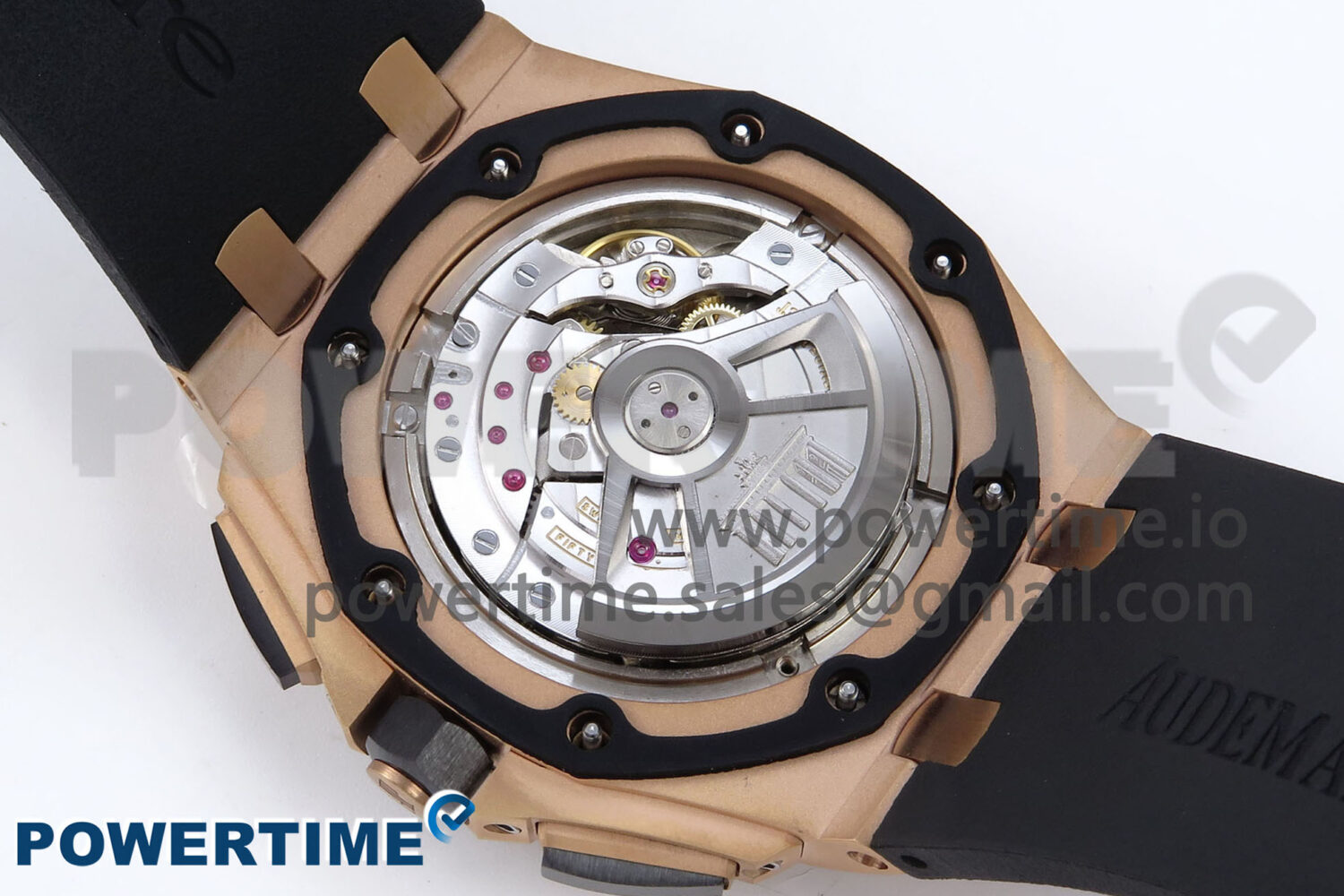 Royal Oak Offshore 44mm RG TKF 1:1 Best Edition Gray Dial on Black Rubber Strap A3126 - Image 10