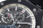 Royal Oak Offshore 44mm Black Ceramic SS TKF 1:1 Best Edition Gray Dial on Black Rubber Strap A3126 - Image 4
