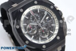 Royal Oak Offshore 44mm Black Ceramic SS TKF 1:1 Best Edition Gray Dial on Black Rubber Strap A3126 - Image 2