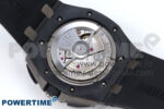 Royal Oak Offshore 44mm Black Ceramic SS TKF 1:1 Best Edition Gray Dial on Black Rubber Strap A3126 - Image 12