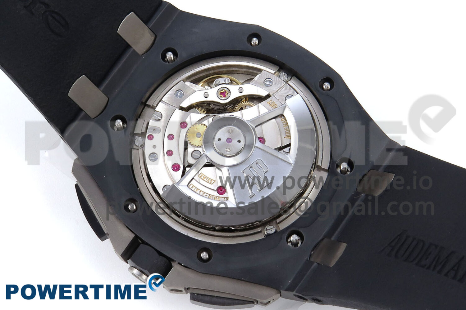 Royal Oak Offshore 44mm Black Ceramic SS TKF 1:1 Best Edition Gray Dial on Black Rubber Strap A3126 - Image 11