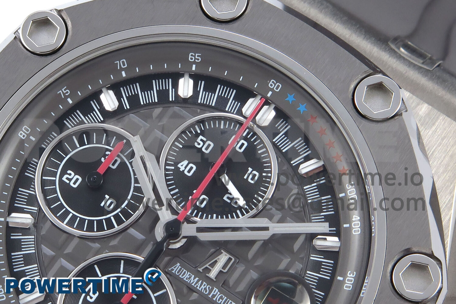 Royal Oak Offshore Schumacher SS TKF Best Edition Gray/Black Dial on Gray Rubber Strap A3126 - Image 4