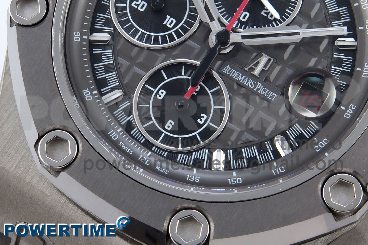 Royal Oak Offshore Schumacher SS TKF Best Edition Gray/Black Dial on Gray Rubber Strap A3126 - Image 5