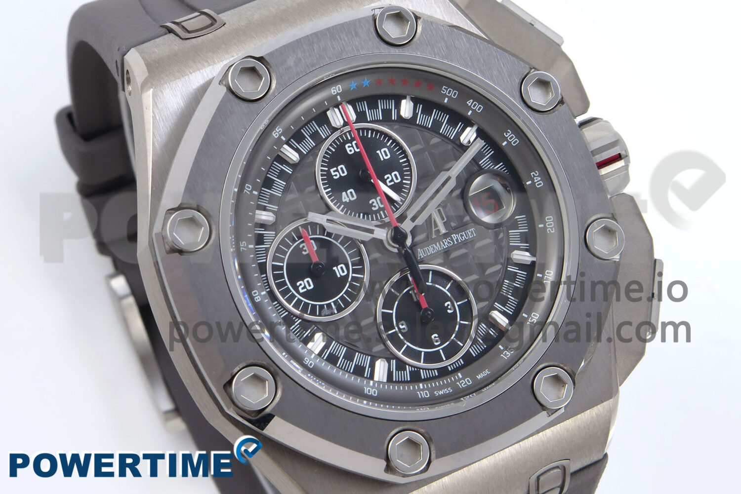 Royal Oak Offshore Schumacher SS TKF Best Edition Gray/Black Dial on Gray Rubber Strap A3126 - Image 2