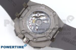 Royal Oak Offshore Schumacher SS TKF Best Edition Gray/Black Dial on Gray Rubber Strap A3126 - Image 8