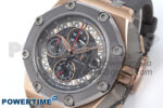 Royal Oak Offshore Schumacher RG TKF Best Edition Gray/Black Dial on Gray Rubber Strap A3126 - Image 3