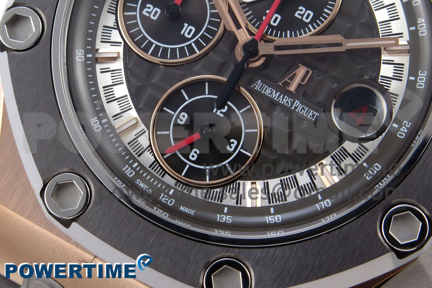 Royal Oak Offshore Schumacher RG TKF Best Edition Gray/Black Dial on Gray Rubber Strap A3126 - Image 5