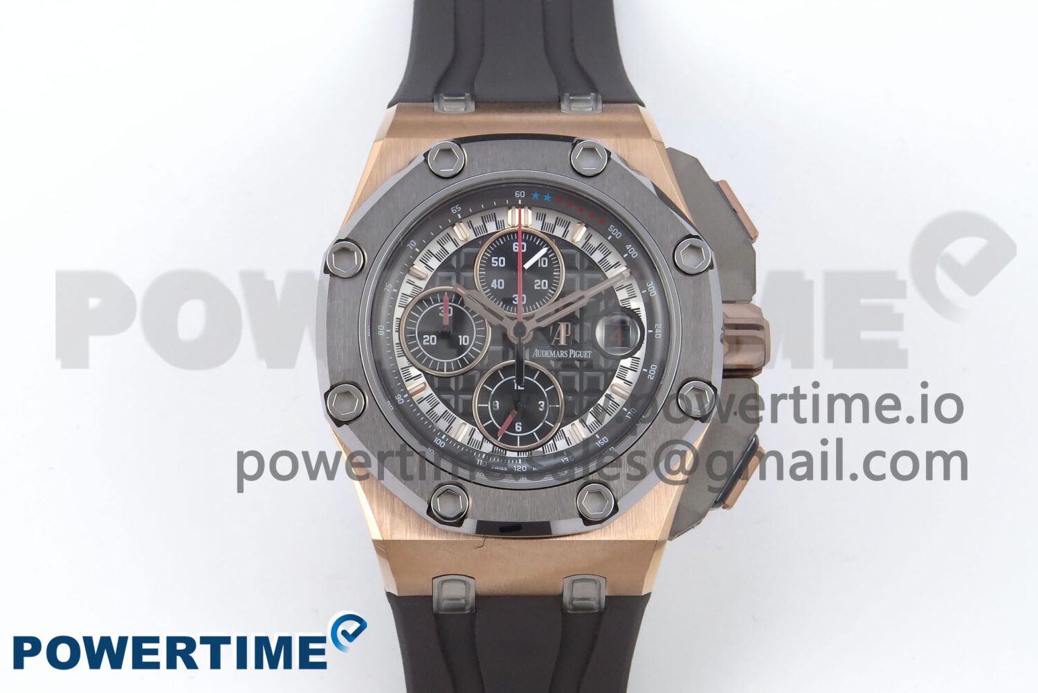 Royal Oak Offshore Schumacher RG TKF Best Edition Gray/Black Dial on Gray Rubber Strap A3126 - Image 1