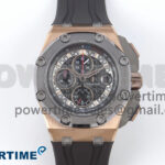 Royal Oak Offshore Schumacher RG TKF Best Edition Gray/Black Dial on Gray Rubber Strap A3126