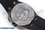 Royal Oak Offshore 44mm Black Ceramic TKF 1:1 Best Edition Black Dial on Black Rubber Strap A3126 - Image 8