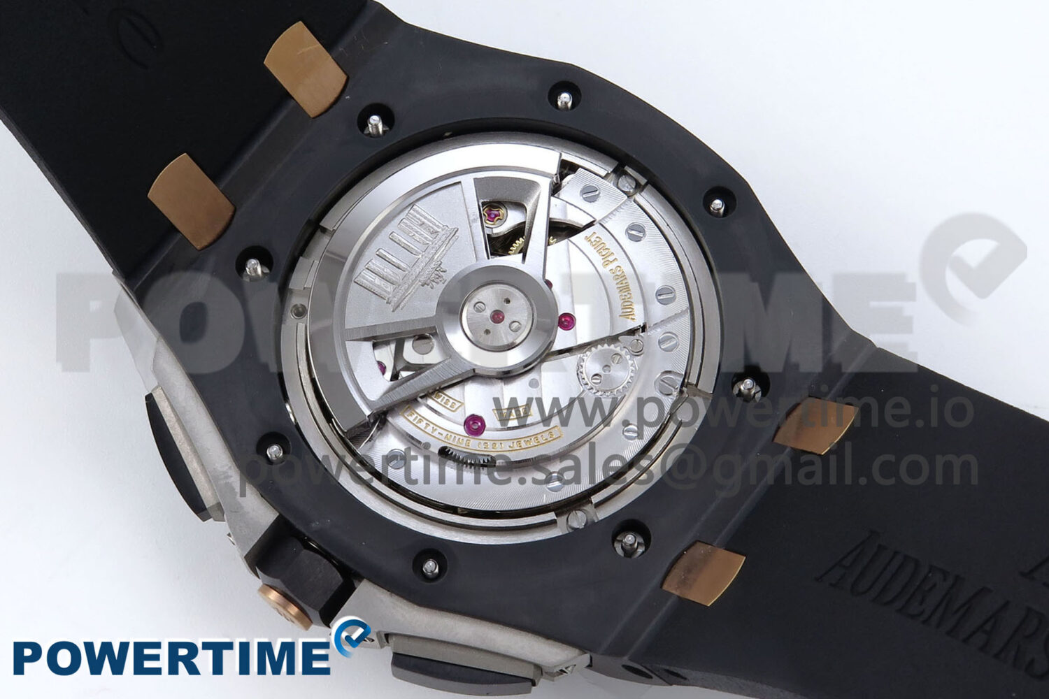 Royal Oak Offshore 44mm Black Ceramic RG TKF 1:1 Best Edition Gray Dial on Black Rubber Strap A3126 - Image 11