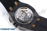 Royal Oak Offshore 44mm Black Ceramic TKF 1:1 Best Edition Black/RG Dial on Black Rubber Strap A3126 - Image 11