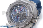 Royal Oak Offshore Schumacher SS TKF Best Edition Gray/Blue Dial on Blue Rubber Strap A3126 - Image 3