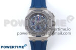 Royal Oak Offshore Schumacher SS TKF Best Edition Gray/Blue Dial on Blue Rubber Strap A3126