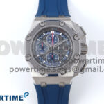 Royal Oak Offshore Schumacher SS TKF Best Edition Gray/Blue Dial on Blue Rubber Strap A3126