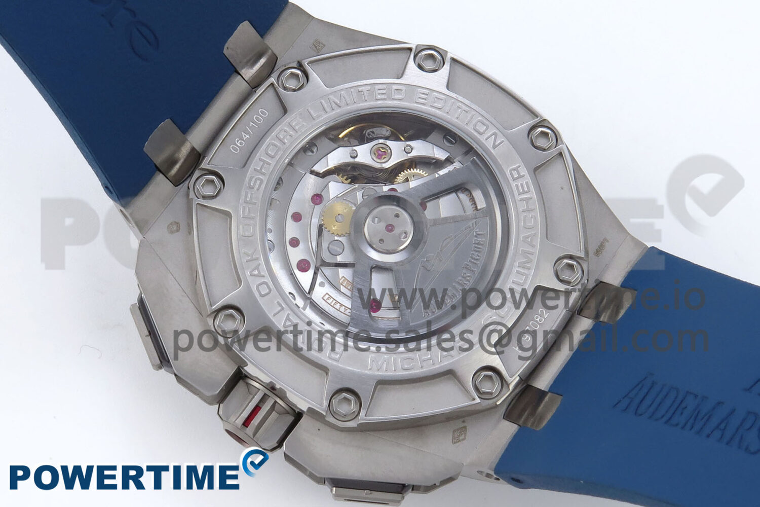 Royal Oak Offshore Schumacher SS TKF Best Edition Gray/Blue Dial on Blue Rubber Strap A3126 - Image 8