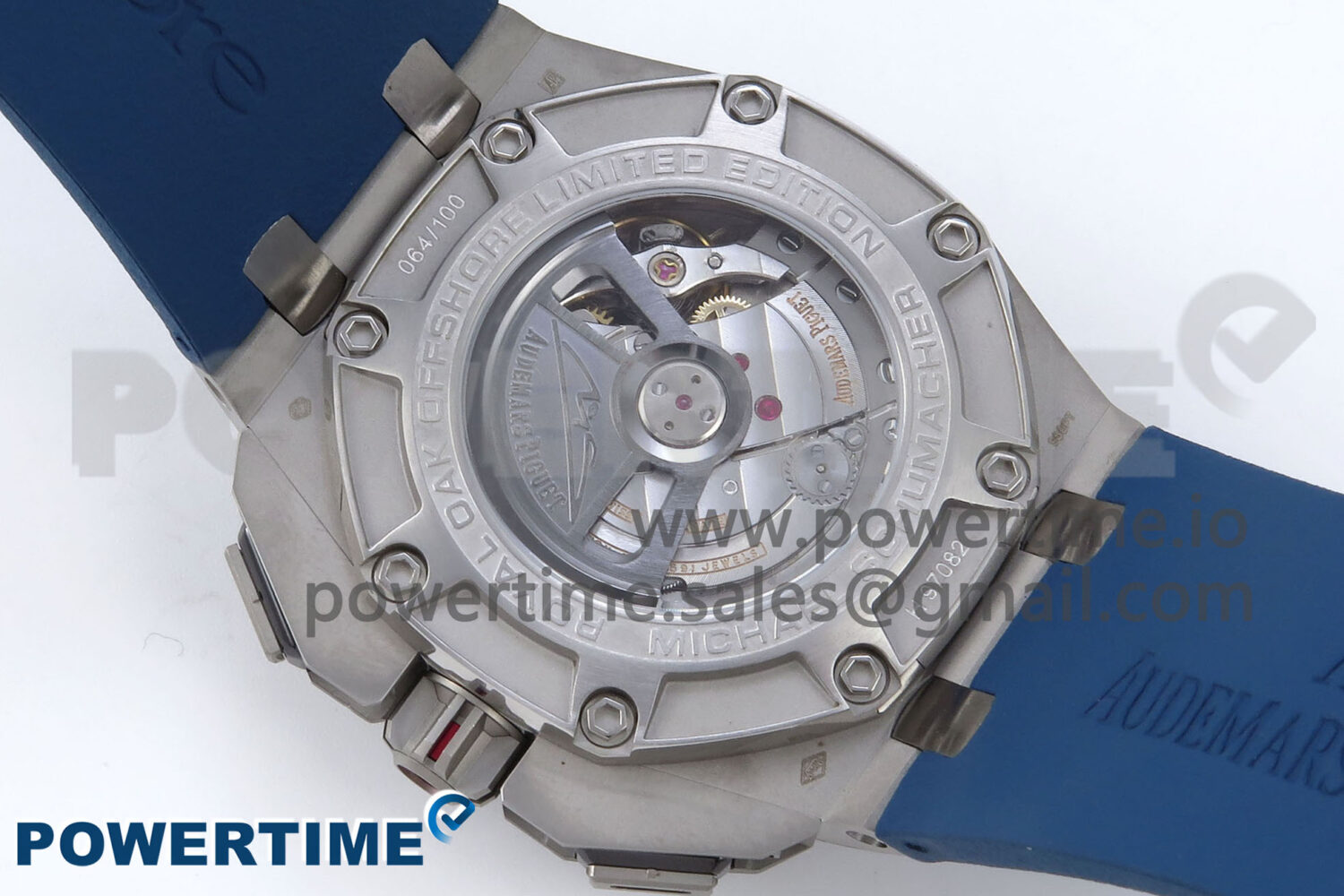 Royal Oak Offshore Schumacher SS TKF Best Edition Gray/Blue Dial on Blue Rubber Strap A3126 - Image 9