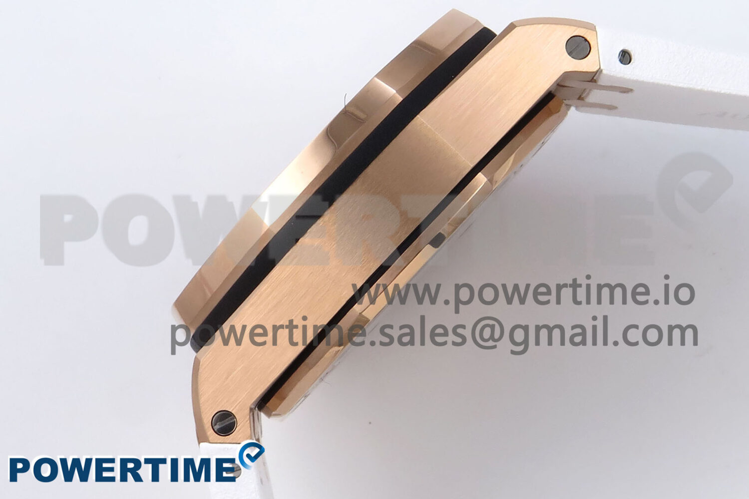 Royal Oak Offshore 44mm RG TKF 1:1 Best Edition White Dial on White Rubber Strap A3126 - Image 6