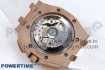 Royal Oak Offshore 44mm RG TKF 1:1 Best Edition White Dial on White Rubber Strap A3126 - Image 12