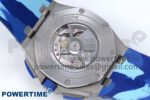 Royal Oak Offshore 44mm SS TKF 1:1 Best Edition Blue Dial on Blue Camou Rubber Strap A3126 - Image 8