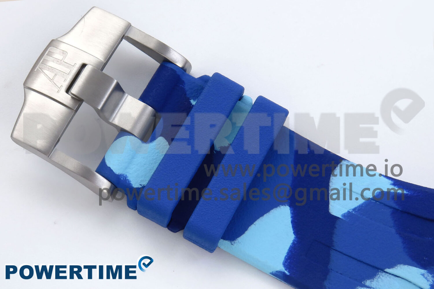 Royal Oak Offshore 44mm SS TKF 1:1 Best Edition Blue Dial on Blue Camou Rubber Strap A3126 - Image 13