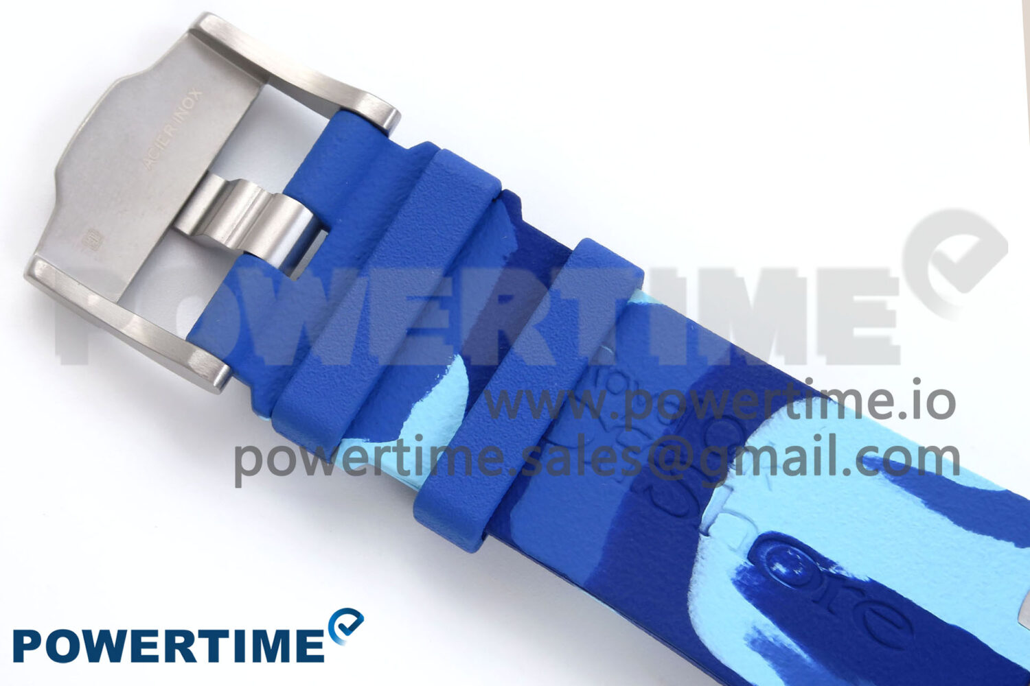 Royal Oak Offshore 44mm SS TKF 1:1 Best Edition Blue Dial on Blue Camou Rubber Strap A3126 - Image 14