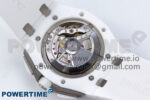Royal Oak Offshore 44mm White Ceramic TKF 1:1 Best Edition White Dial on White Rubber Strap A3126 - Image 12